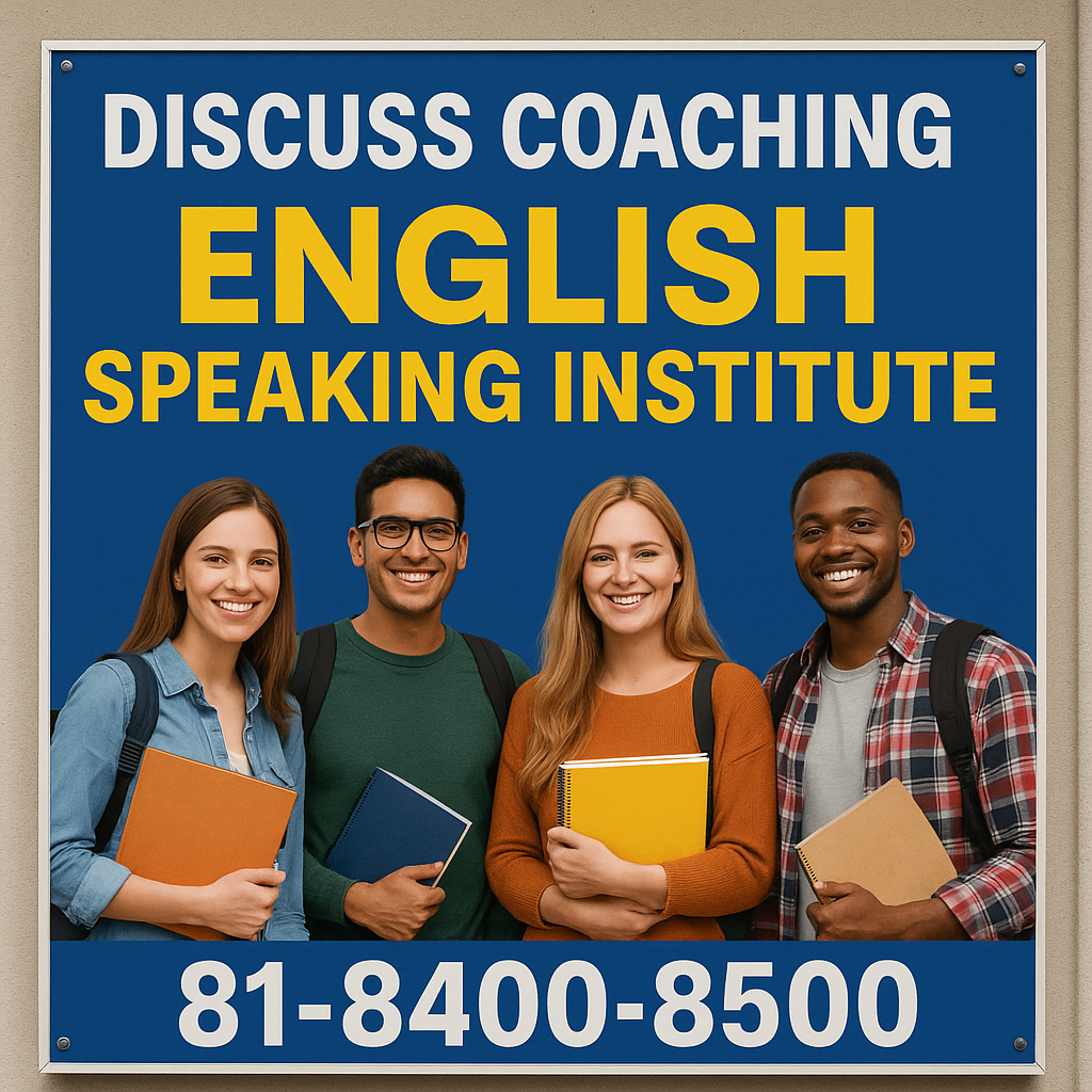 Best English Speaking institute in gurugram | Discuss Coaching | 81-8400-8500